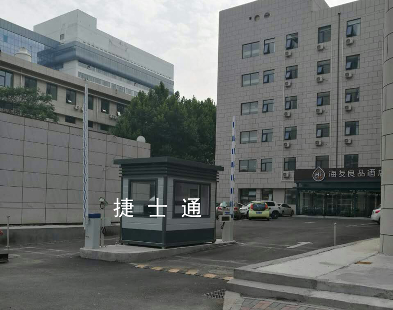 河南省酒店出入口收费岗亭案例 厂家可批定制